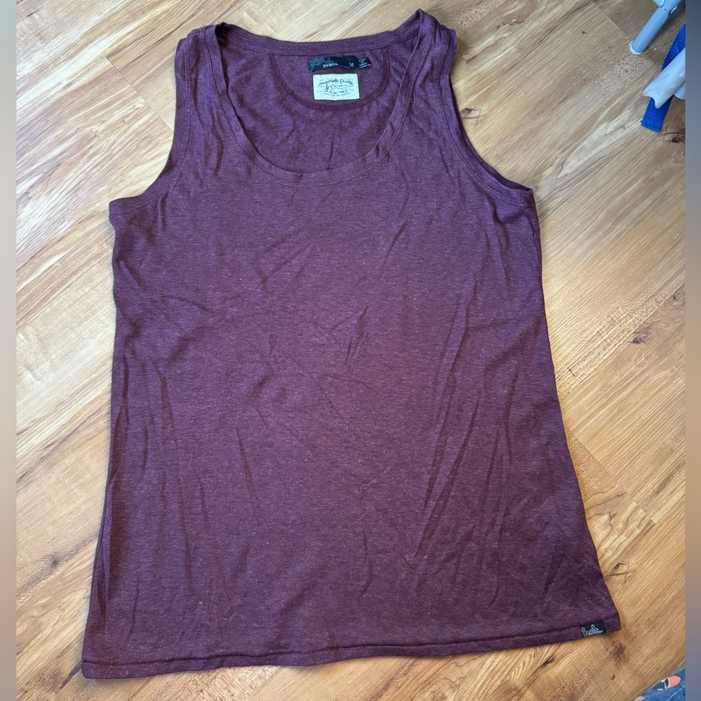 Prana Cozy Up Tank - Raisin Heather